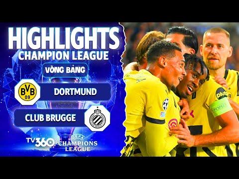 HIGHLIGHTS DORTMUND VS CLUB BRUGGE | THAY NGƯỜI BƯỚC NGOẶT, 15 PHÚT QUYẾT ĐỊNH | UCL 24/25